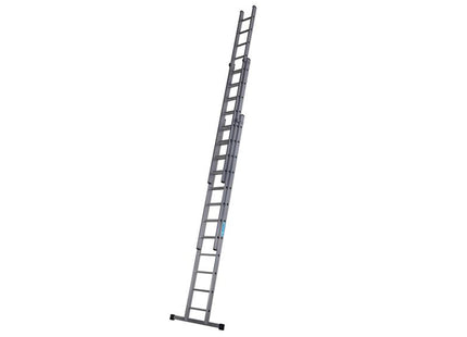 Zarges Everest Square-Rung Extension Ladder 3-Part 3 X 12