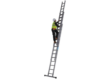 Zarges Everest Square-Rung Extension Ladder 3-Part 3 X 14