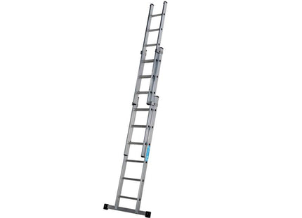 Zarges Everest Square-Rung Extension Ladder 3-Part 3 X 6