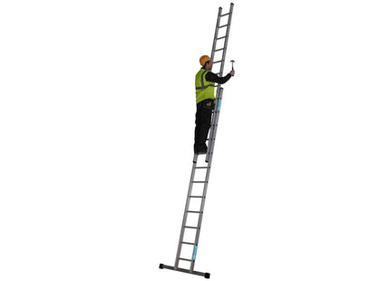 Zarges Everest D-Rung Extension Ladder 2-Part 2 X 12