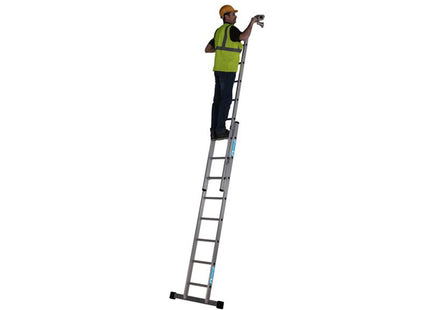 Zarges Everest D-Rung Extension Ladder 2-Part 2 X 8