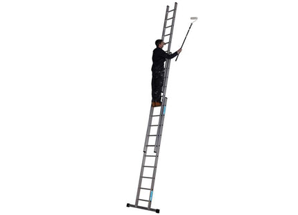 Zarges Everest D-Rung Extension Ladder 3-Part 3 X 10