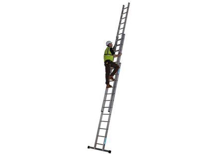 Zarges Everest D-Rung Extension Ladder 3-Part 3 X 12