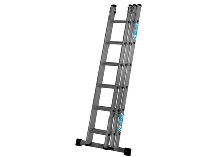 Zarges Everest D-Rung Extension Ladder 3-Part 3 X 6