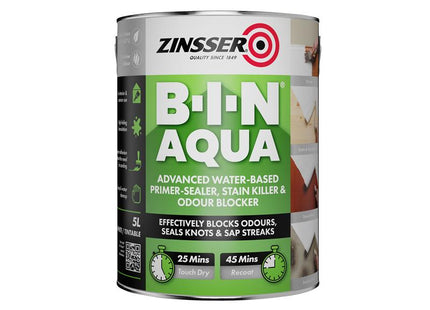 Zinsser B-I-N¨ Aqua 5 litre ZINBINA5L