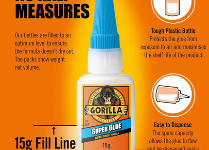 Gorilla Glue Gorilla Super Glue 15G