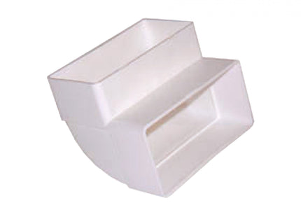 Airvent 100 X 54mm Vertical 90 Degrees Elbow Bend