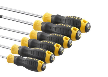 Stanley Hand Tools Cushion Grip Screwdriver Set, 6 Piece