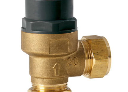 Intatec Inta Automatic Differential By-Pass Valve - 22mm Angled - ABPA401022
