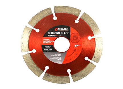 Abracs Diamond Blade Trade For General Construction Materials - 115 x 10 x 22mm