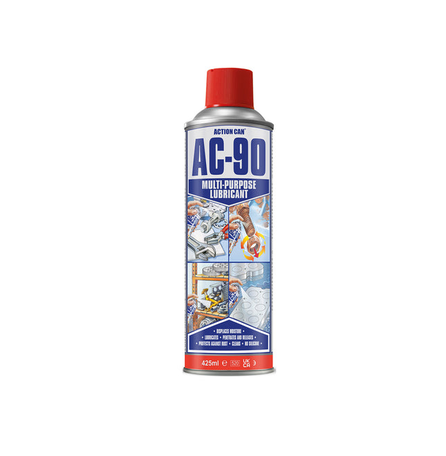 Action Can AC-90 Multi-Purpose Lubricant Spray 425ml - Q99AC90004250015000 - Perfect for Home and Workshop