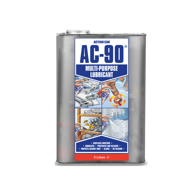 Action Can AC-90 Multi-Purpose Lubricant Fluid 5Ltr - Q99AC90005L00004000 - Essential for Home and Workshop