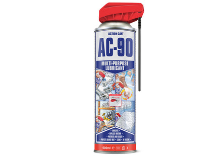 Action Can AC-90 Multi-Purpose Lubricant 500ml - Q99AC90TS5000015000 - Great for Home and Workshop