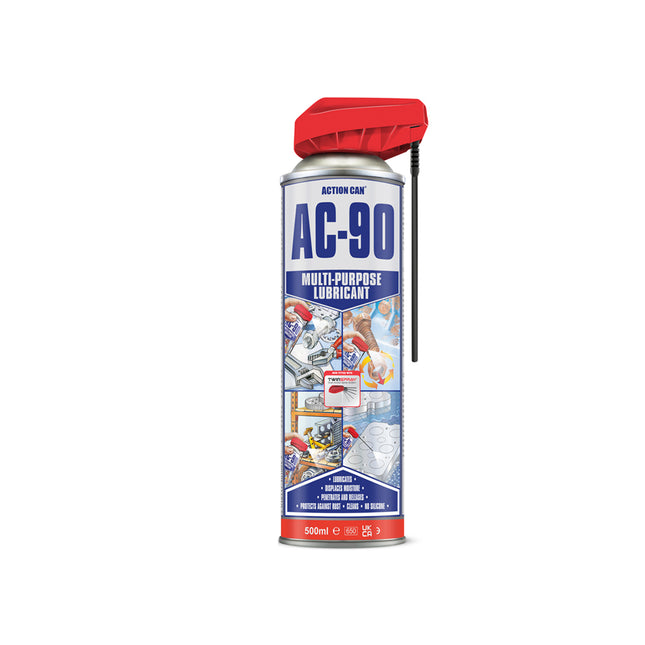 Action Can AC-90 Multi-Purpose Lubricant 500ml - Q99AC90TS5000015000 - Great for Home and Workshop