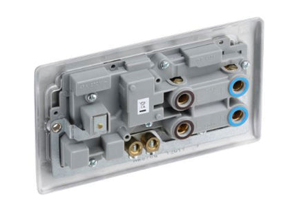 BG Electrical Brushed Chrome 45A Cooker Control Unit - NBS70G-01