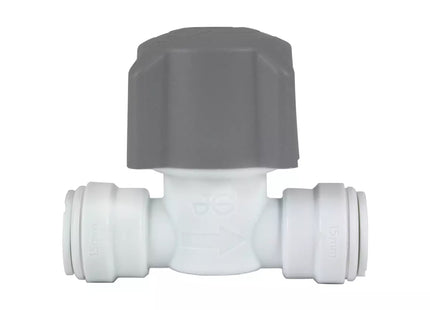 John Guest Speedfit Plastic Stop Valve 15mm (15STV/2) (Pack of 2)