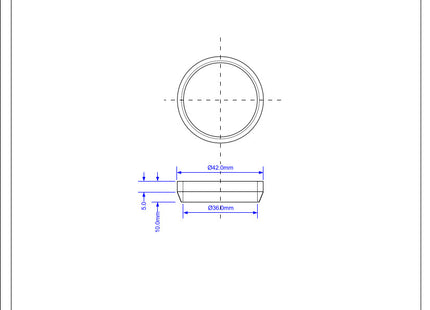 McAlpine RWM1 1¼"Multifit Rubber Olive