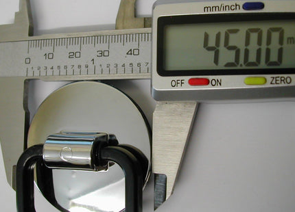 McAlpine Chrome Plated Bathroom Plastic Plugs 38mm + 44mm Diameter with Handle and Rubber Seal CP2H + CP1H