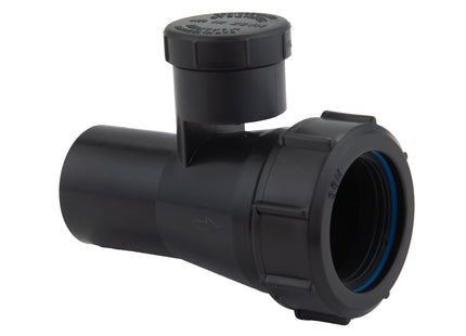 McAlpine 1 1/4" Anti Siphon Adaptor - Black