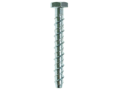 JCP Fixings ETA Option 1 Ankerbolts Hexagon Head Bright Zinc Plated - 8/10 x 150mm (Box of 50)