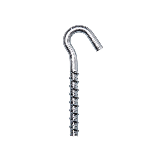 JCP Fixings Hook Bolts Bright Zinc Plated - 8/10 x 55mm (Box of 50)