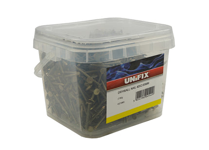 Unifix Z&Y Annular Drywall Nails 2.5Kg Tubs - 40mm x 2.65 (Box of 4)