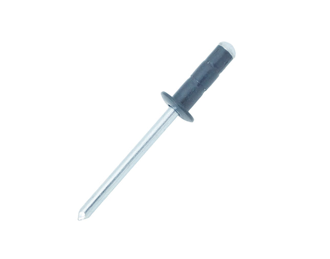 JRP Riveting Products 4.8 x 15mm Aluminium / Steel Dome Head Multigrip JRP Rivets - Anthracite Grey (Box of 500)