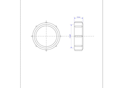 McAlpine 2" BSP Compression Nut Z8B