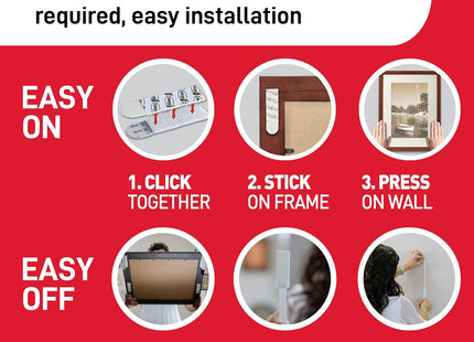Command Picture Hanging Strips Narrow (4 Pairs)