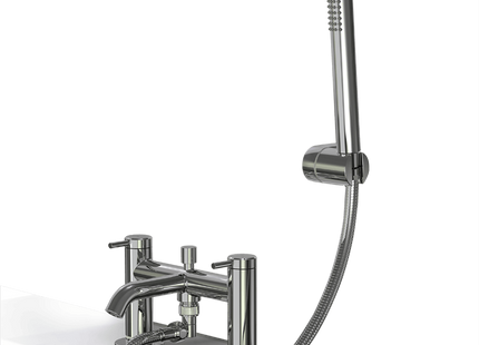 McAlpine Kelvin 2 Tap Hole Bath Shower Mixer Tap Chrome Plated BSM-K