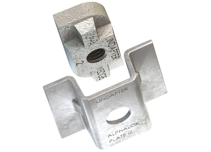 Lindapter Alpha Wedges - C/W Separate Plate - M8