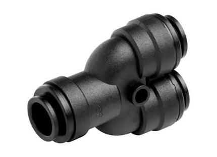 John Guest Speedfit 12mm Push Fit 2 Way Y Divider Black / Manifold (Pack of 4)