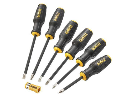 Dewalt Hand Tools Full Fit Screwdriver Set, 6 Piece