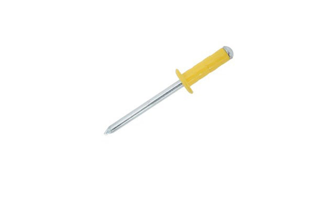 JRP Riveting Products 4.8 x 15mm Aluminium / Steel Dome Head Multigrip JRP Rivets - Aztec Yellow (Box of 500)