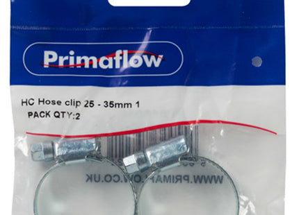 Primaflow Hose Clip 25-40mm - (1 = PK 2)