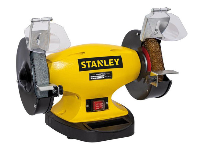 Stanley Machines SXGB150E Bench Grinder 150mm, 240V, 330W - Ideal for Polishing