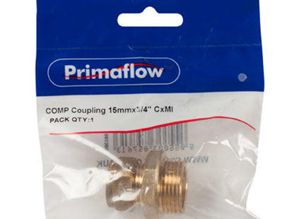 Primaflow Primapack Compression Coupling 15mm x 3/4" - 9CCMI1534