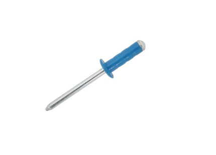 JRP Riveting Products 4.8 x 15mm Aluminium / Steel Dome Head Multigrip JRP Rivets - Bahama Blue (Box of 500)