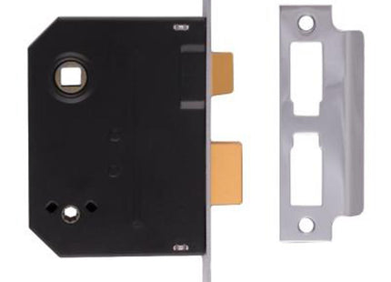 Unifix 5 Lever Mortice Sash Lock Bs3621 65mm Ss. (Box of 2)
