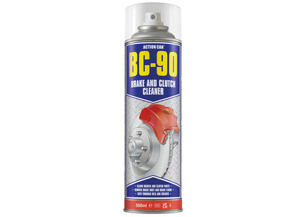 Action Can BC-90 Brake and Clutch Cleaner 500ml - Q99BC90005000015000 - Essential for Vehicle Care