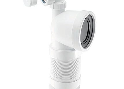 McAlpine WC-CON8FV 90° Flexible WC Connector with Universal Vent Boss