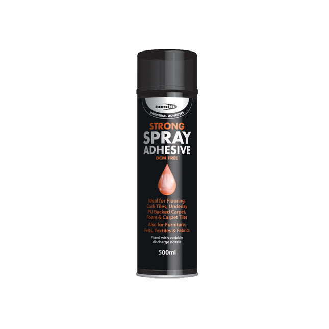 Bond-It General Purpose 500ml Spray Adhesive Aerosol. (Box of 12)