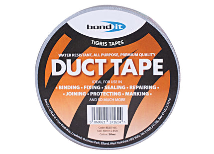 Bond-It Duct Tape Silver - 45mm x 50M (Box of 24)