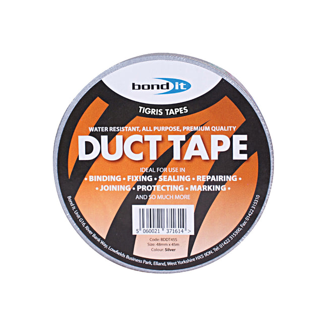 Bond-It Duct Tape Silver - 45mm x 50M (Box of 24)