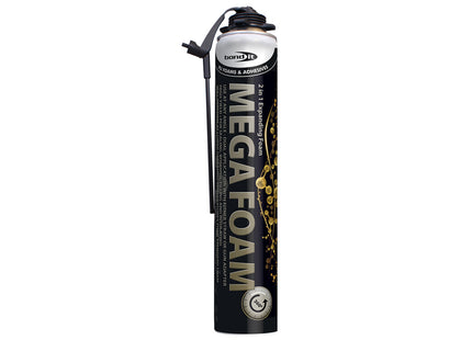 Bond-It Mega Foam 750ml Gun / Aerosol Expanding Foam. Beige. (Box of 12)