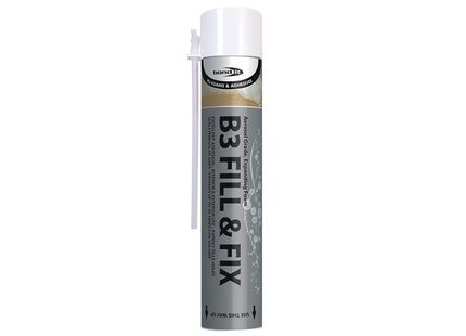 Bond-It Fill & Fix 750ml Expanding Foam Aerosol. Beige. (Box of 12)
