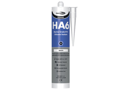 Bond-It Bdha6wh Hm Rtv Marine Silicone. White. Size 310ml. (Box of 25)