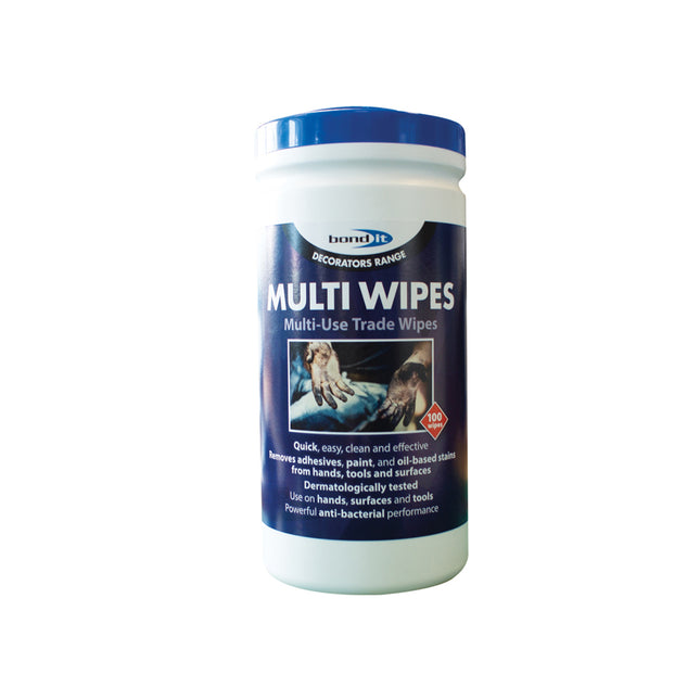 Bond-It Multi-Wipes. For Hands, Tools & Surfaces. White. Packed In 80'S. (Box of 480)