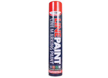Bond-It Line-It Linemarker Paint. Red. Size 750ml. (Box of 12)