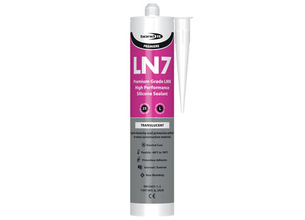 Bond-It Bdln7t Ln7 Lmn Silicone. Translucent. Size 310ml. (Box of 25)
